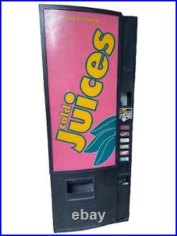 Royal Vendors Vending Machine Cold Juices VTG 90s 80s RVCD 282-6 INCOMPLETE