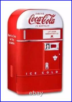 SALE Vintage Coca-Cola Bottle Shaped 1 oz Colorized Silver Vending Machine Tin