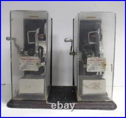 SCHERMACK Vintage COIN-OP SANITARY 1 Cent STAMP VENDING MACHINE