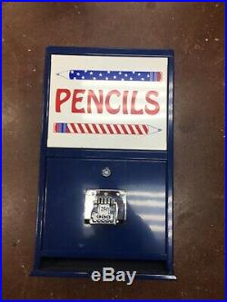 SL Coin Operated 25 Cents Pencil Vending Machine With Keys