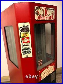 Select-O-Vend, Vintage Penny Candy and Gum Machine circa 1940's