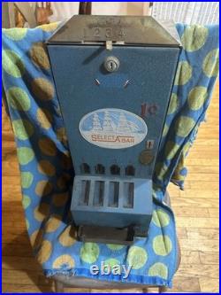 Shipman Select A Bar Vintage COIN OP VENDING TABLE TOP MACHINE 1 Cent Penny