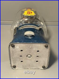 Silver King 5 Cent Gumball / Peanut Machine Vintage Vending. Original Condition