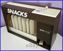 Snak-stix Snack Vending Machine Vintage 1986 Countertop Candy Grabbing Dispenser