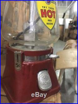Sterard Hot Nut Machine Vintage Nickel Peanut Vending