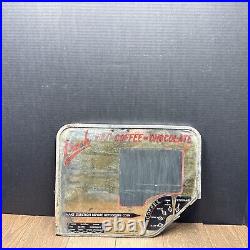 Stoner Cafe Vending Machine Glass Front Fresh Hot Coffee Or Chocolate Vintage