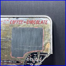 Stoner Cafe Vending Machine Glass Front Fresh Hot Coffee Or Chocolate Vintage