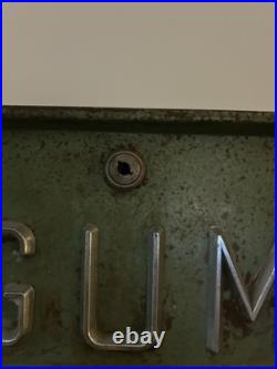 Superior Mfg. Co. Vintage Wall-Mounted Candy Vending Machine 5¢ Green Metal