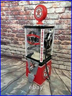 Texaco gas vintage gumball machine candy machine game room accessories bar gift