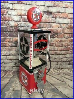 Texaco gas vintage gumball machine candy machine game room accessories bar gift