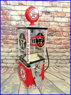 Texaco gas vintage gumball machine candy machine game room accessories bar gift