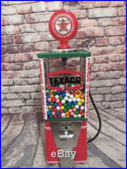 Texaco gas vintage gumball machine coin-op machine game room accessories bar