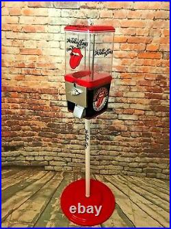 The Rolling Stones inspired vintage gumball machine candy dispenser man cave