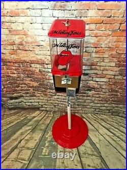 The Rolling Stones inspired vintage gumball machine candy dispenser man cave