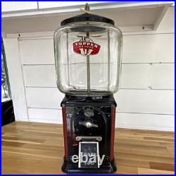 Topper De Luxe Vintage Style Gumball Machine Bulk with Glass Globe and key