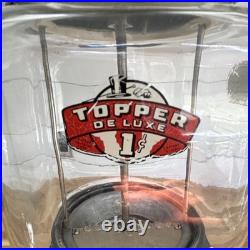 Topper De Luxe Vintage Style Gumball Machine Bulk with Glass Globe and key
