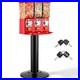 Triple Candy Vending Machine with Stand, Vintage Gumball Dispenser for Shops