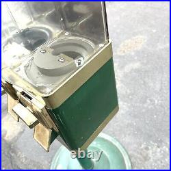 Triple Gumball Machine Vintage 25 Cent Bulk Vending Machine Candy Dispenser