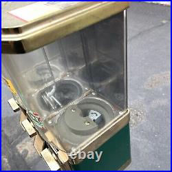 Triple Gumball Machine Vintage 25 Cent Bulk Vending Machine Candy Dispenser