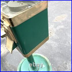 Triple Gumball Machine Vintage 25 Cent Bulk Vending Machine Candy Dispenser