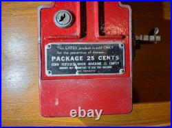 UNKNOWN VINTAGE CONDOM or RUBBER VENDING MACHINE, 1940'S-1950'S VERY RARE