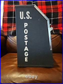 US Postage Stamp Vending Machine 1968 Vintage Needs To Be Cleaned