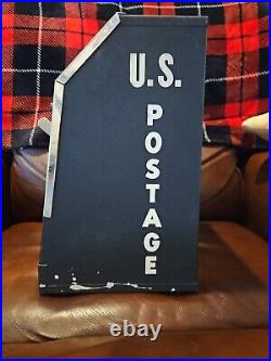 US Postage Stamp Vending Machine 1968 Vintage Needs To Be Cleaned