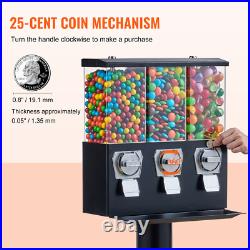 Uimoso Gumball Machine with Stand Vending Coin Bank Vintage Candy Dispenser Blac