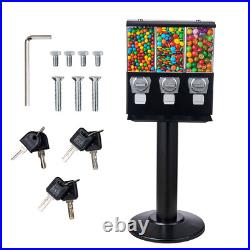 Uimoso Gumball Machine with Stand Vending Coin Bank Vintage Candy Dispenser Blac