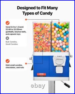 Uimoso Gumball Machine with Stand Vending Coin Bank Vintage Candy Dispenser Bule