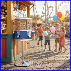 Uimoso Gumball Machine with Stand Vending Coin Bank Vintage Candy Dispenser Bule