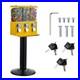 Uimoso Yellow Vintage Candy Dispenser with Stand and Coin Bank Function
