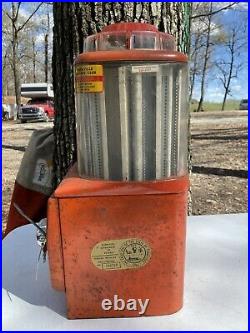 Unique Vintage gumball candy peppermint coin op Vending Machine 1 Cent Penny