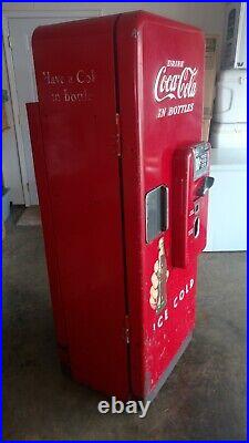 VERY NICE Original Vintage 1950's Cavalier Coke Coca Cola Machine SURVIVOR Vendo