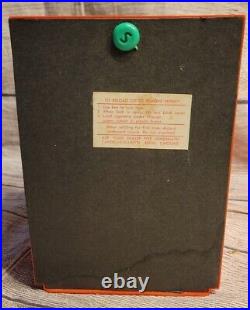 VERY RARE Miner-Matic Candy Cigarette Bank Machine Vintage Toy Tobacco with Box