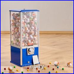 VEVOR 25H Gumball Machine Vending Coin Bank Vintage Gumballs Dispenser PS Bule