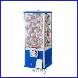 VEVOR 25H Gumball Machine Vending Coin Bank Vintage Gumballs Dispenser PS Bule