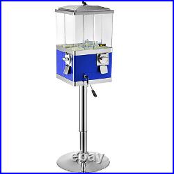 VEVOR Gumball Machine Vintage Candy Dispenser with Iron Stand 41-50 Tall Blue