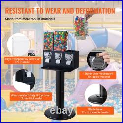 VEVOR Gumball Machine with Stand Vending Coin Bank Vintage Candy Dispenser Black VEVOR Gumball Machine with Stand Vending Coin Bank Vintage Candy Dispenser Black