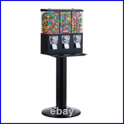 VEVOR Gumball Machine with Stand Vending Coin Bank Vintage Candy Dispenser Black VEVOR Gumball Machine with Stand Vending Coin Bank Vintage Candy Dispenser Black