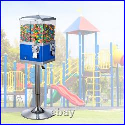 VEVOR Gumball Machine with Stand Vending Coin Bank Vintage Candy Dispenser Bule VEVOR Gumball Machine with Stand Vending Coin Bank Vintage Candy Dispenser Bule