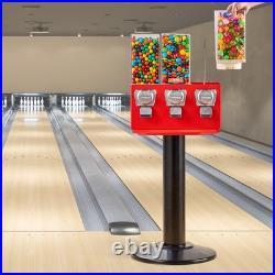 VEVOR Gumball Machine with Stand Vending Coin Bank Vintage Candy Dispenser Red