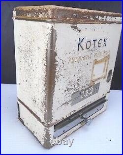 VINTAGE (10 Cent) KOTEX R-34 1958 FEMININE NAPKINS VENDOR 14 x 12 x 7