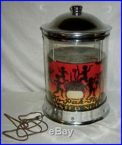 VINTAGE 1930s CEBCO KO PAK TA DANCING CHILDREN 10 CENT TOASTED PEANUT MACHINE