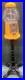 VINTAGE 1940s-1950s CAST IRON GUMBALL MACHINE YELLOW PEDESTAL CANDY DISPENSER