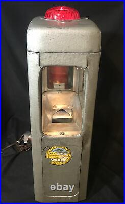 VINTAGE 1940s WHITE MACHINE CO. HOT NUT PEANUT Coin-Op Cup Dispenser ORIGINAL