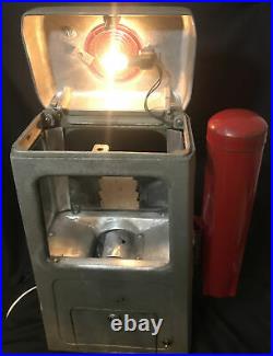 VINTAGE 1940s WHITE MACHINE CO. HOT NUT PEANUT Coin-Op Cup Dispenser ORIGINAL