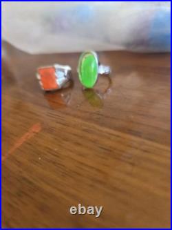 VINTAGE 1950-60's Gumball Machine 250 NOS Snap Close Plastic Capsules ALL RINGS