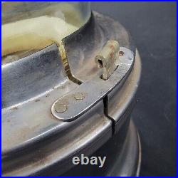VINTAGE 1950's FORD CHROME GUMBALL MACHINE NO KEY (see Description below)