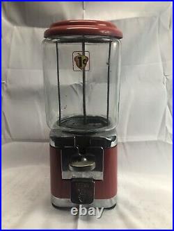 VINTAGE (1950s) 1 cent Gumball Machine, Acorn brand, fully functional